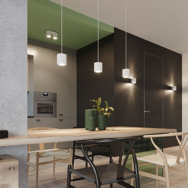 Applique Murale Cylindre pour Ampoule G9 - Silumen