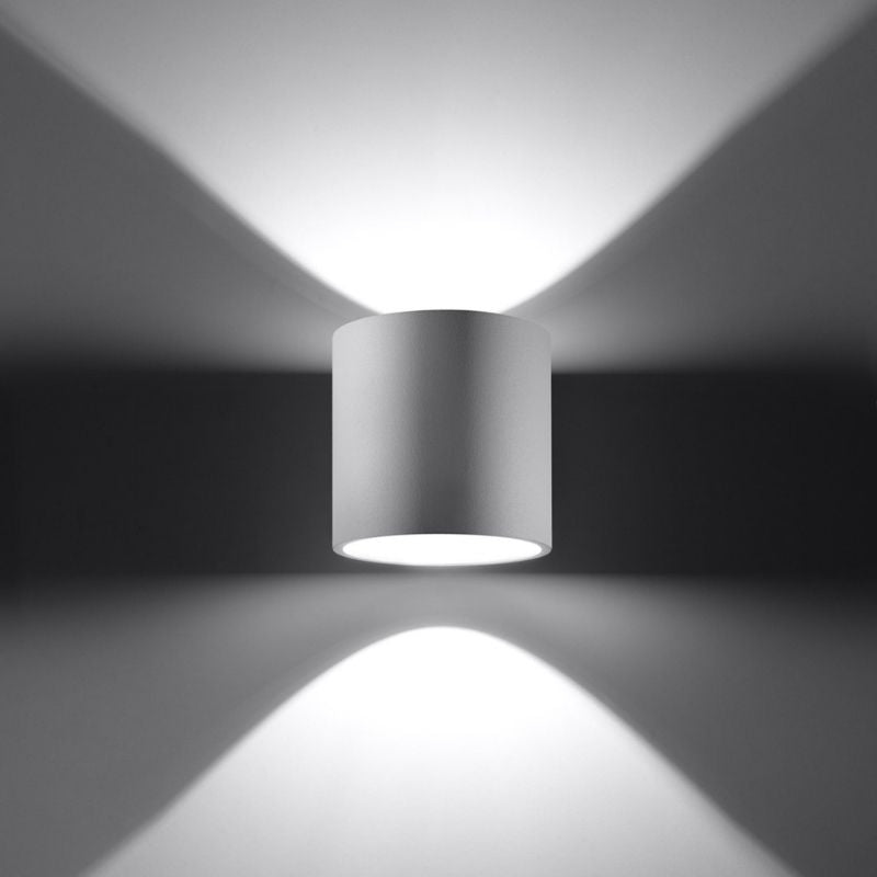 Applique Murale Cylindre pour Ampoule G9 - Silumen