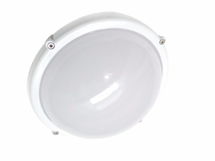 Applique Murale LED 12W IP44 Hublot BLANC - Silumen