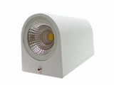 Applique Murale LED 6W IP44 Double Faisceaux Cylindrique BLANC