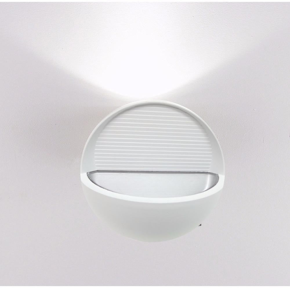 Applique Murale LED 7W IP44 Ovale BLANC - Silumen