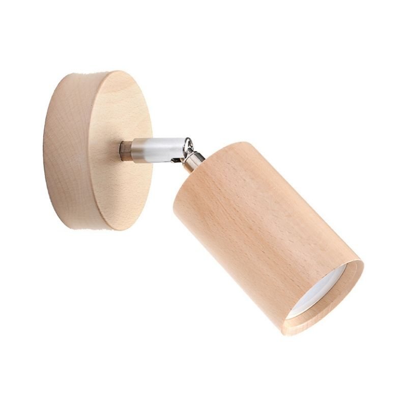 Applique Murale Orientable Bois pour Ampoule GU10 - Silumen