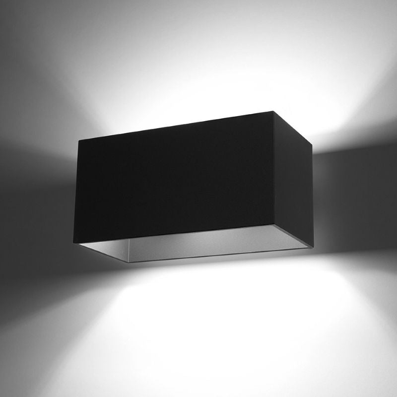 Applique Murale Rectangulaire pour 2 Ampoules G9 - Silumen