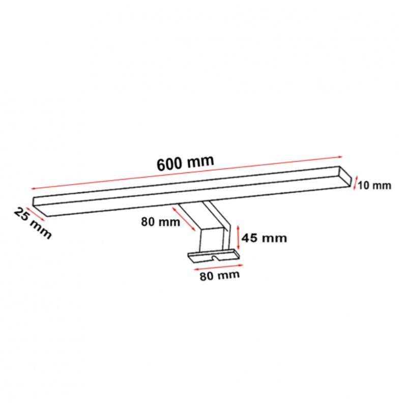 Applique Murale Salle de Bain 12W IP44 - Silumen