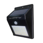 Zwart LED Solar Wall Light 0.75W IP54