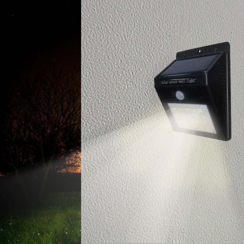 Applique Murale Solaire LED Noire 0.75W IP54 - Silumen