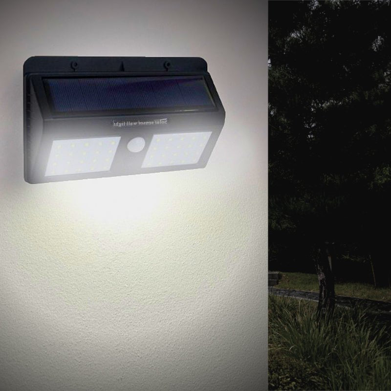 Applique Murale Solaire LED Noire 1.5W IP54 - Silumen