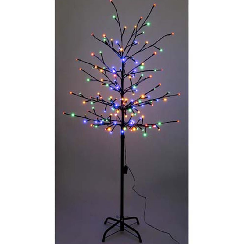 Arbre Lumineux Noël 1M50 160LED IP44 avec timer - Multicouleur - Silumen