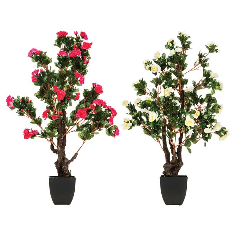 Azalée Artificielle Décorative 81cm - Silumen