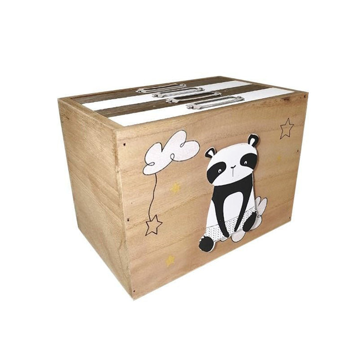 Boîte à photo Panda avec 4 albums 10 x 15 cm - Silumen