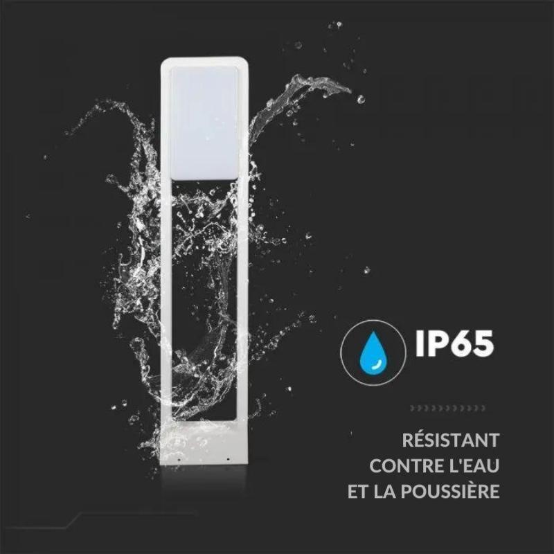 Borne de Jardin Design Blanche 10W LED Samsung IP65 - Silumen