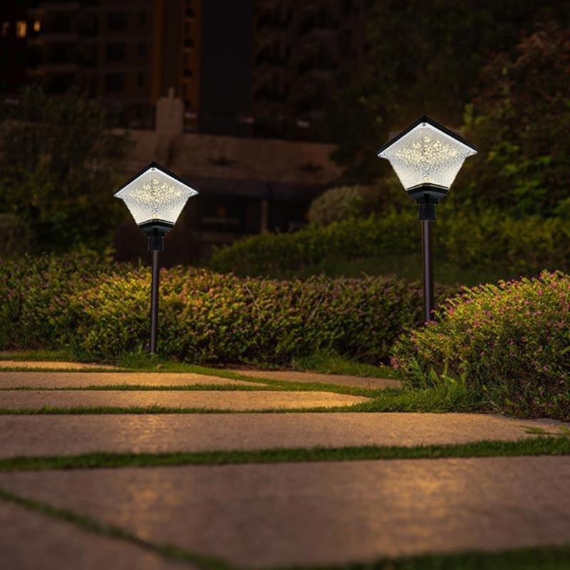 Borne de Jardin Solaire Crépusculaire IP65 2W - Silumen