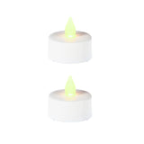 White LED LED Flat Candle Batches Included