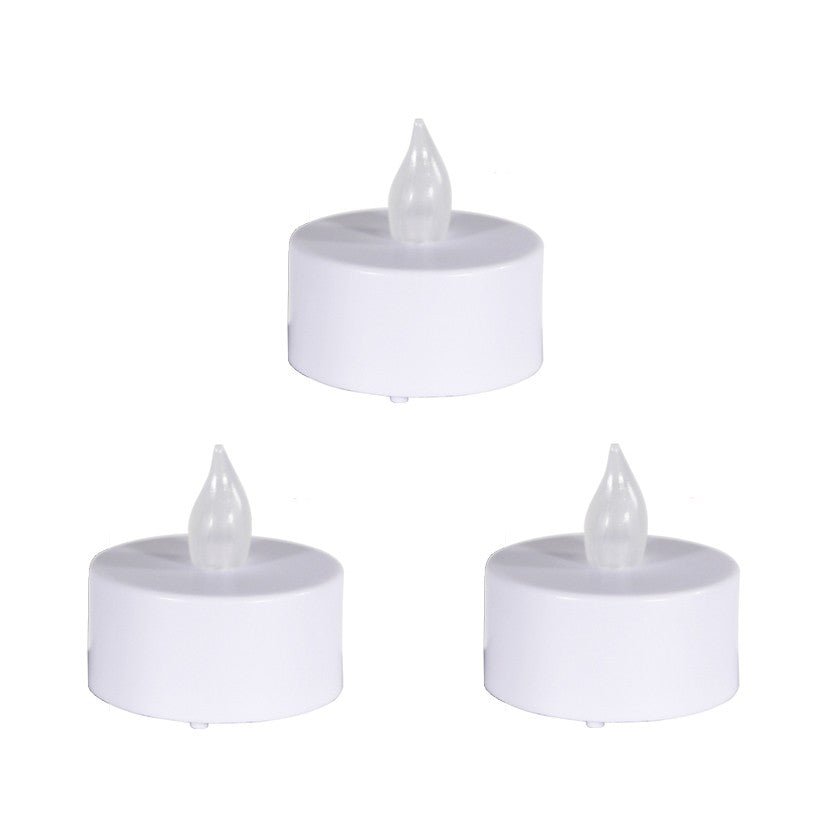 Bougie Chauffe Plat LED Blanc Piles incluses - Silumen