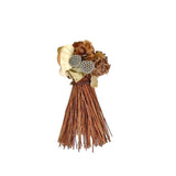 Bouquet of dried flowers on feet h 26 cm