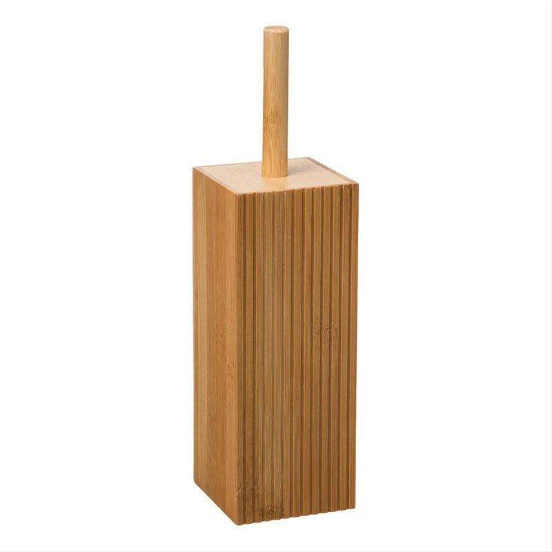 Brosse WC avec Support en Bambou Naturel H37cm - Silumen