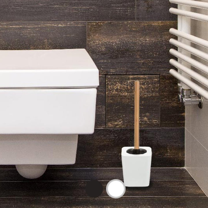 Brosse WC en bambou naturel et polystyrène - Silumen