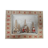 Lightwood Advent Calendar 35.5x5x27cm