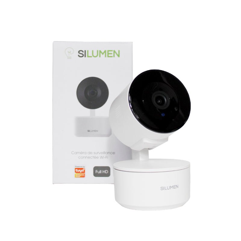 Caméra de Surveillance Connectée Wi-Fi 360° 1080p - Silumen
