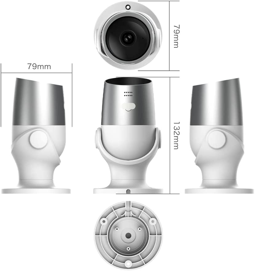 Caméra de Surveillance Extérieure Intelligente WiFi 1080p IP65 - Silumen