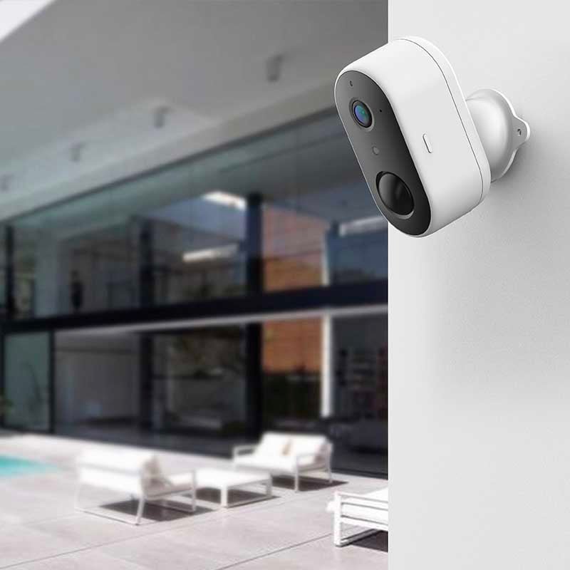 Caméra de Surveillance sans Fil Extérieure Connectée WiFi 1080p IP65 - Silumen