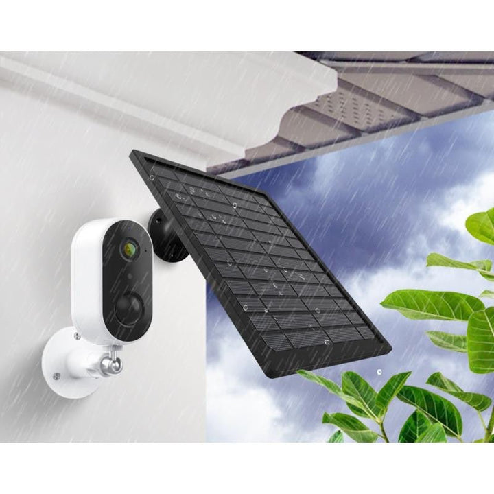 Caméra de Surveillance sans Fil Extérieure Connectée WiFi 1080p IP65 + Panneau Solaire - Silumen