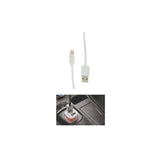Ladegerät für Zigarettenanzünder, 2 USB-Anschlüsse 2,4 A + Kabel