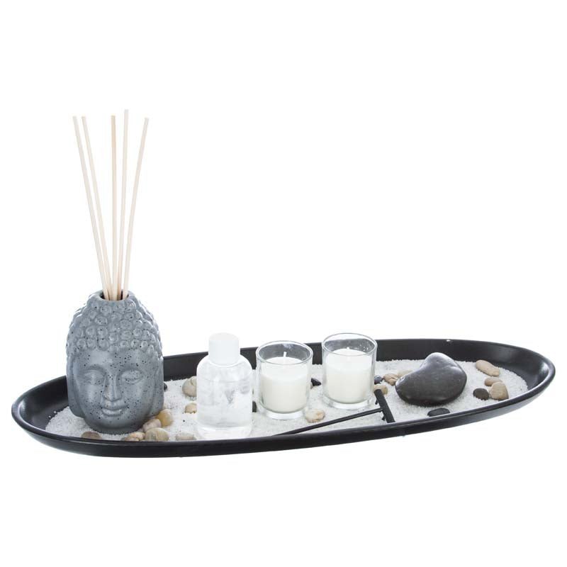 Coffret Senteur Zen avec Bouddha 6 pièces - Silumen
