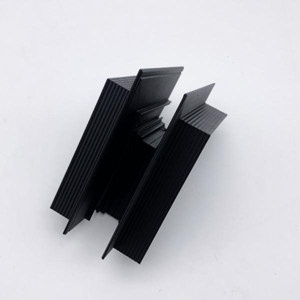 Connecteur Angle Sortant pour Rail Magnétique Encastré Noir + Connecteur Souple - Silumen