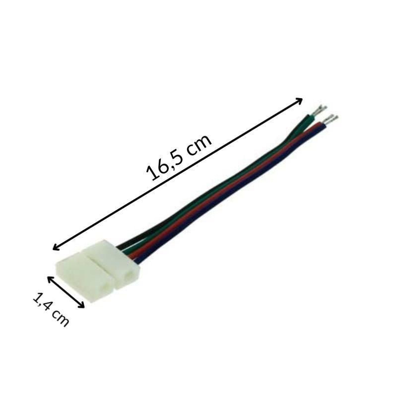 Connecteur Flexible pour Ruban LED RGB 12/24V - Silumen