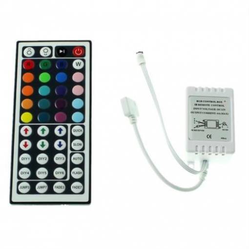 Contrôleur RGB + Télécommande LED 44 commandes pour Ruban LED 12V - Silumen