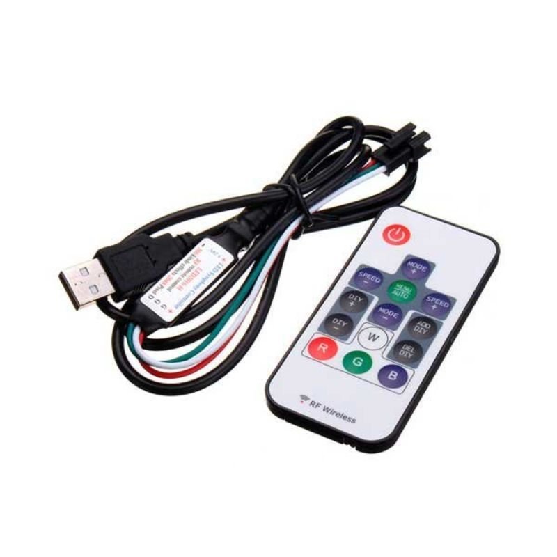 Contrôleur & Télécommande pour ruban Digital 5V RGB - Silumen