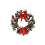 Christmas wreath with 30cm knots