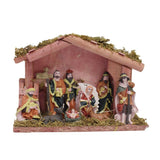 Crèche de Noël Lumineuse 10LED BLANC CHAUD (piles non incluses)