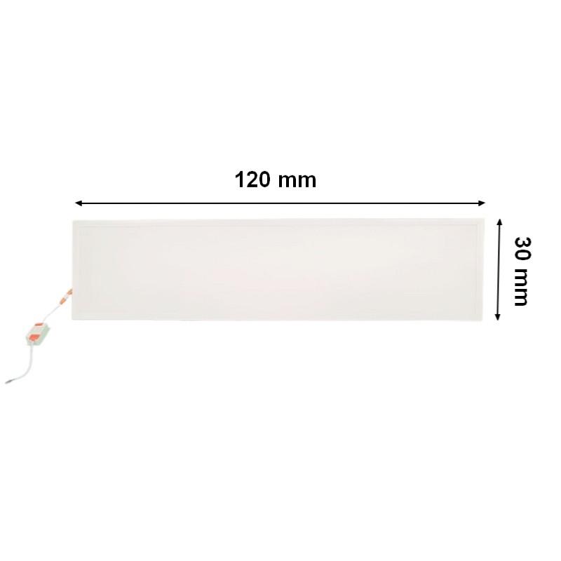 Dalle LED 120x30 Slim 48W Blanc (Pack de 3) - Silumen