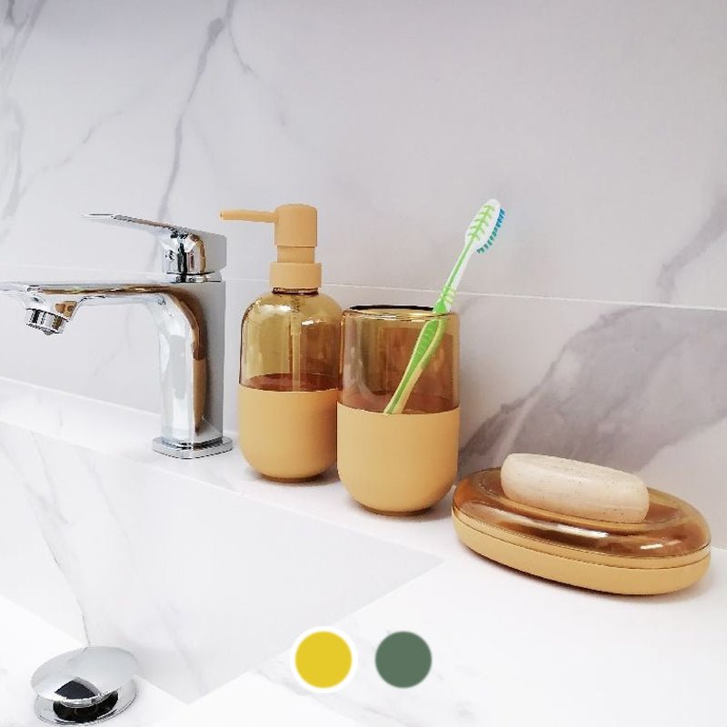 Distributeur de savon en plastique transparent opaque - Couleur Uni - Silumen