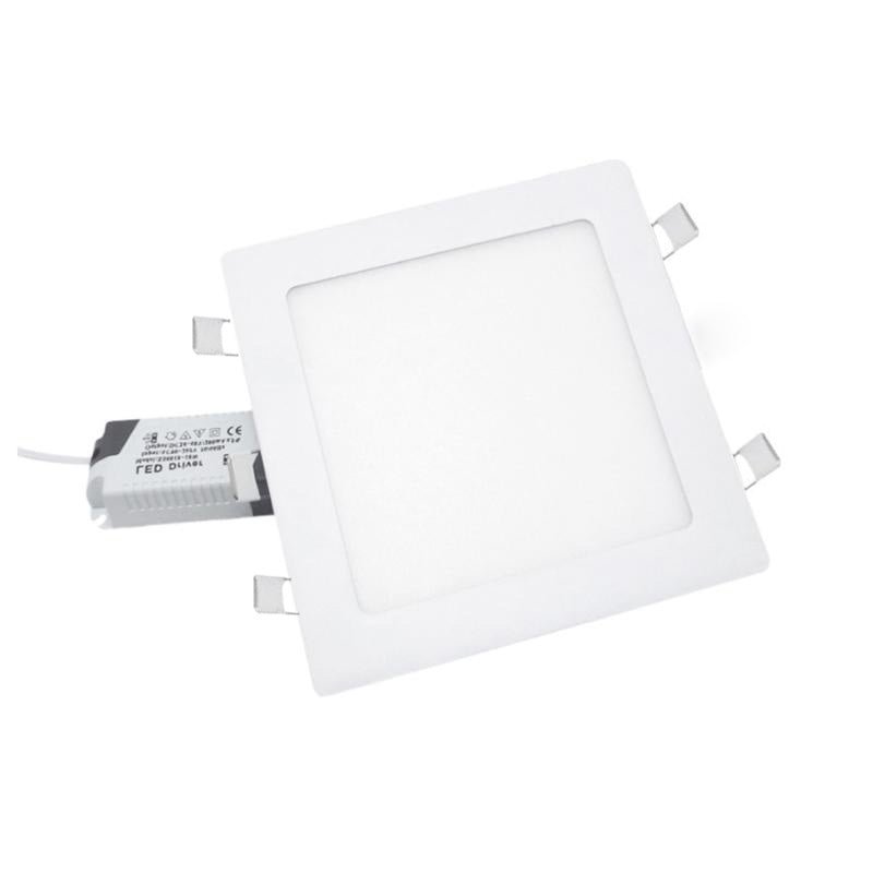 Downlight Dalle LED 24W Extra Plate Carrée BLANC - Silumen