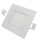 Dalle LED de downlight 3W 120 ° quadrado branco extra plano