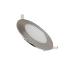 3W Extra Flat Round ALU LED Panel Downlight - Warm White 2300K - 3500K