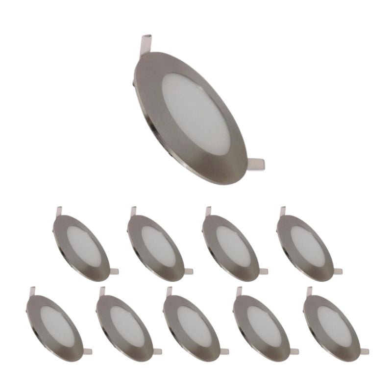 Downlight Dalle LED 6W Extra Plate Ronde - Silumen