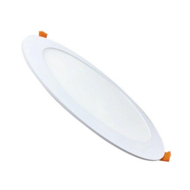Downlight Dalle LED Extra Plate Ronde BLANC 24W Ø225mm - Silumen