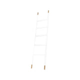 Towel door ladder - white metal