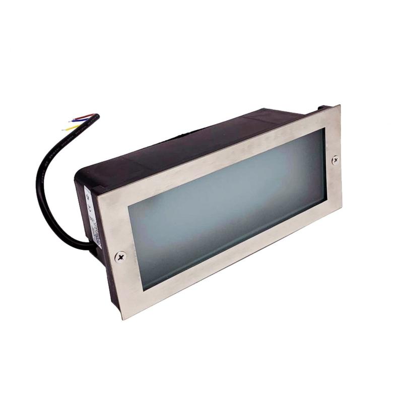 Encastré mural LED 10W IP44 Opale - Silumen