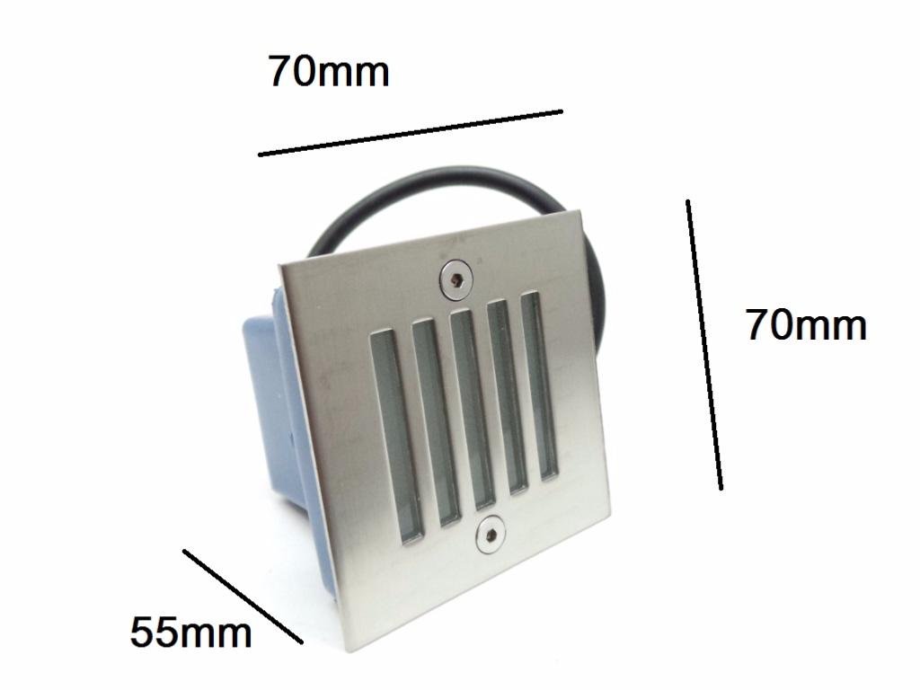 Encastré Mural LED 3W IP44 F87 - Silumen