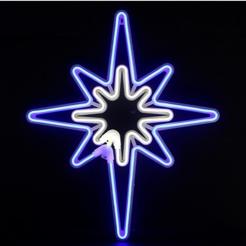Etoile polaire lumineuse néon LED 31V IP44 300LED - Silumen