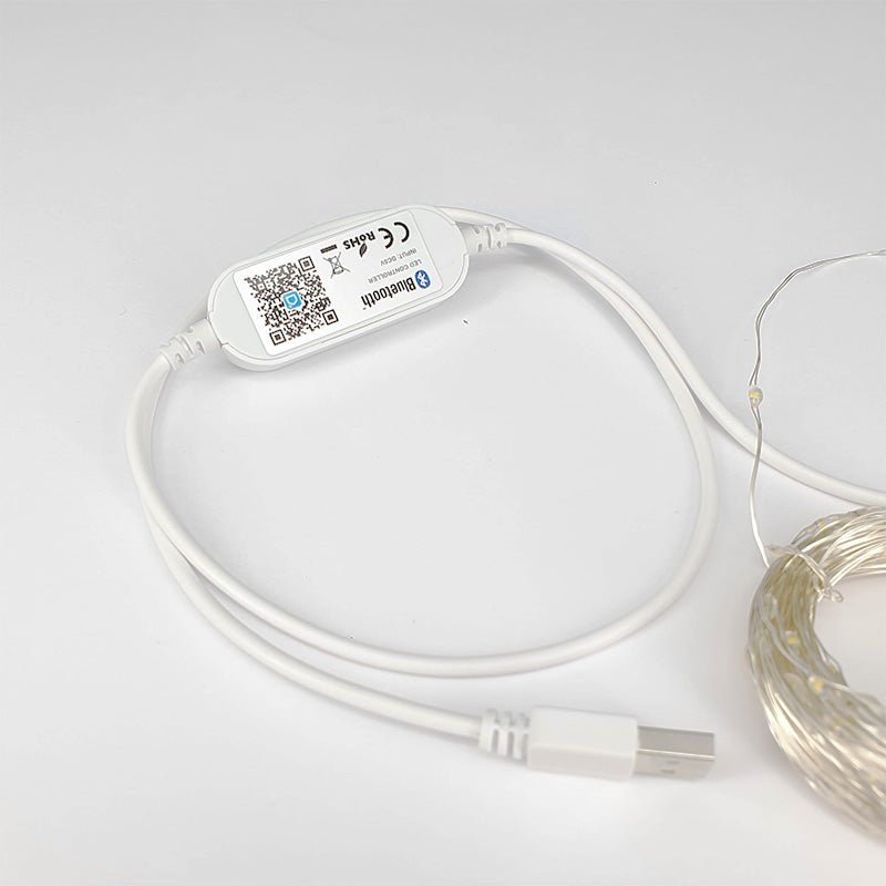 Guirlande Bluetooth USB 10M Blanc Chaud - Silumen