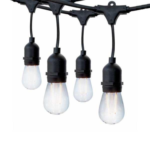 Guirlande Guinguette LED 6M pour 10 ampoules E27 (non fournies) - Silumen
