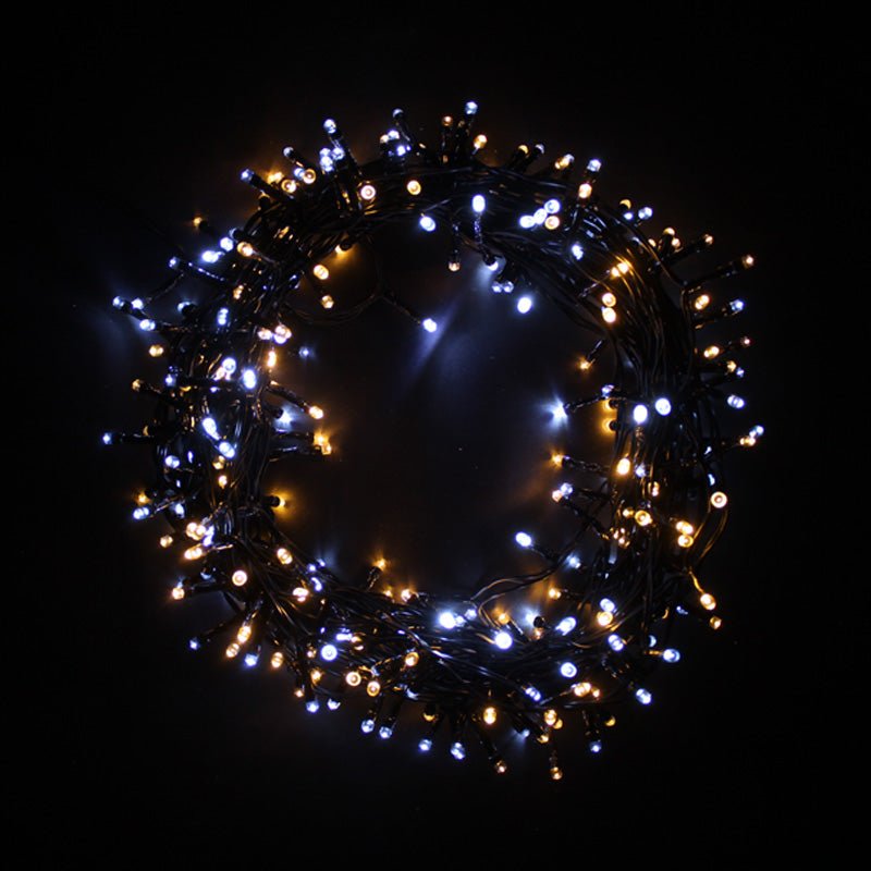 Guirlande lumineuse de Noël, 18m, multicolore, 300 LED, éclairage de fête  IP44.