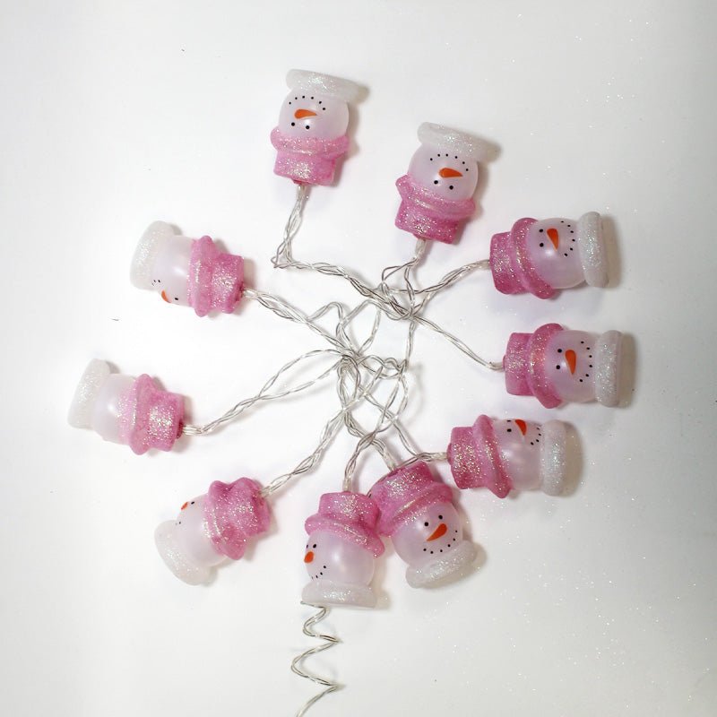 Guirlande LED à pile 1M80 Noël 10LED IP20 - BLANC CHAUD - Silumen