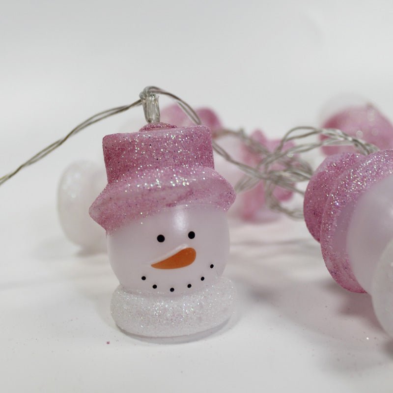 Guirlande LED à pile 1M80 Noël 10LED IP20 - BLANC CHAUD - Silumen